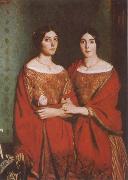 Theodore Chasseriau The Two Sisters oil